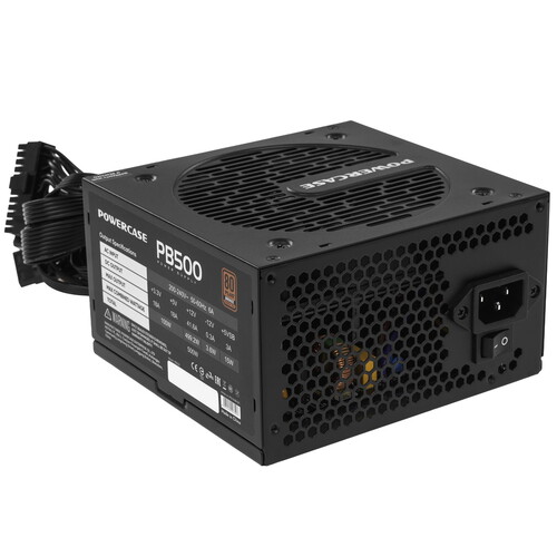 Купить Блок питания PowerCase PB500 [PS-500B-DC] черный  9168453. Характеристики, отзывы и цены в Донецке