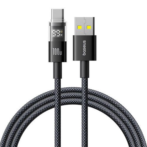 Купить Кабель круглый Baseus USB Type-C - USB 2.0 Type-A черный 1 м  5627656. Характеристики, отзывы и цены в Донецке