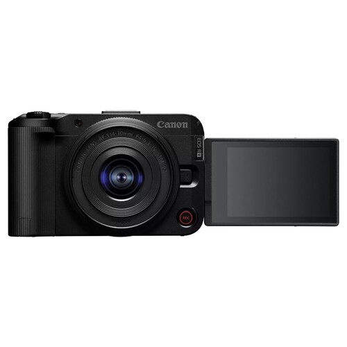 Купить Беззеркальный фотоаппарат Canon R50 V Kit 14-30mm F4-6.3 IS STM PZ черный  5638796. Характеристики, отзывы и цены в Донецке