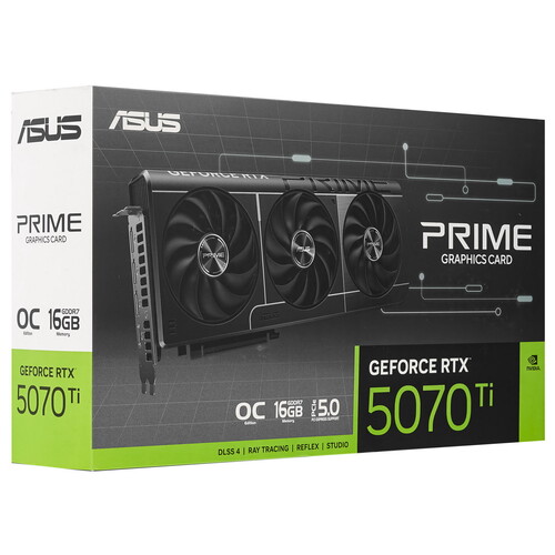 Купить Видеокарта ASUS GeForce RTX 5070 Ti PRIME OC Edition  5613385. Характеристики, отзывы и цены в Донецке