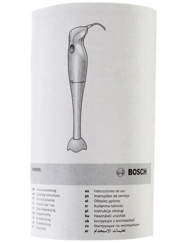 Купить Блендер погружной Блендер Bosch MSM 6B100 белый  0141356. Характеристики, отзывы и цены в Донецке