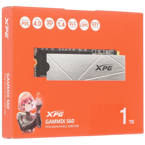 Купить 1000 ГБ M.2 NVMe накопитель ADATA XPG GAMMIX S60 [AGAMMIXS60-1T-CS]  5449405. Характеристики, отзывы и цены в Донецке