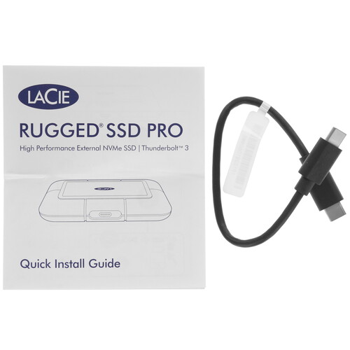 Купить 1024 ГБ Внешний SSD LaCie Rugged Pro SSD Thunderbolt3 [STHZ1000800]  4760162. Характеристики, отзывы и цены в Донецке