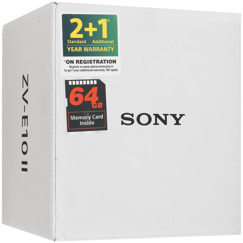 Купить Беззеркальный фотоаппарат Sony Alpha ZV-E10 II Body черный  5635133. Характеристики, отзывы и цены в Донецке