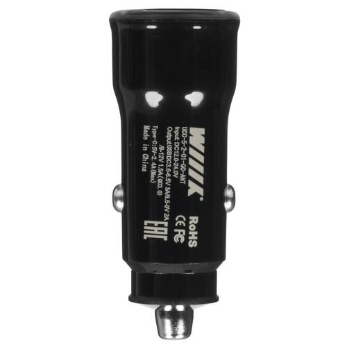 Купить Автомобильное ЗУ WIIIX UCC-5-2-01-QC-ANT черный  5426735. Характеристики, отзывы и цены в Донецке