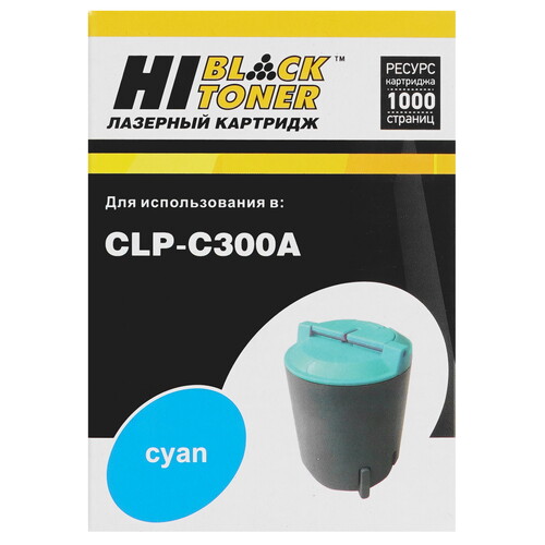 Купить Тонер-картридж лазерный Hi-Black HB-CLP-C300A голубой, с чипом  9265028. Характеристики, отзывы и цены в Донецке