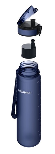 Купить Фильтр-бутылка Аквафор Сити 519741 синий  9182657. Характеристики, отзывы и цены в Донецке