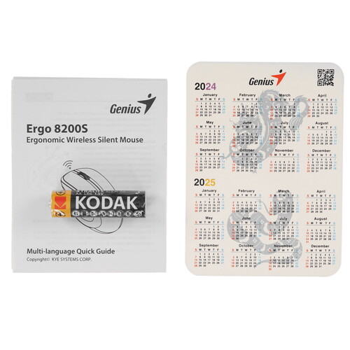 Купить Мышь беспроводная Genius Ergo 8200S  9140250. Характеристики, отзывы и цены в Донецке