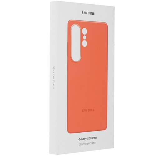 Купить Накладка  Samsung Silicone Case для Samsung Galaxy S25 Ultra красный  5613530. Характеристики, отзывы и цены в Донецке
