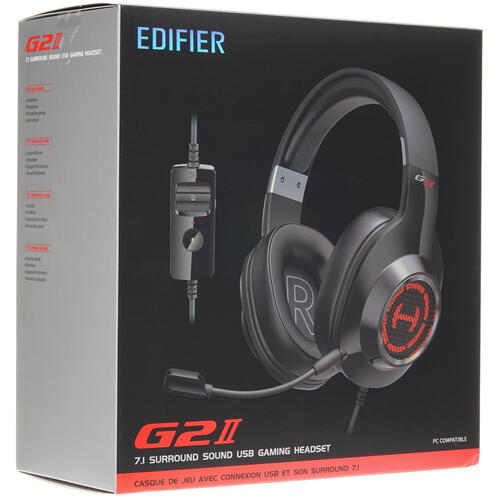 Купить Проводные наушники Edifier G2II черный 2020  1689730. Характеристики, отзывы и цены в Донецке