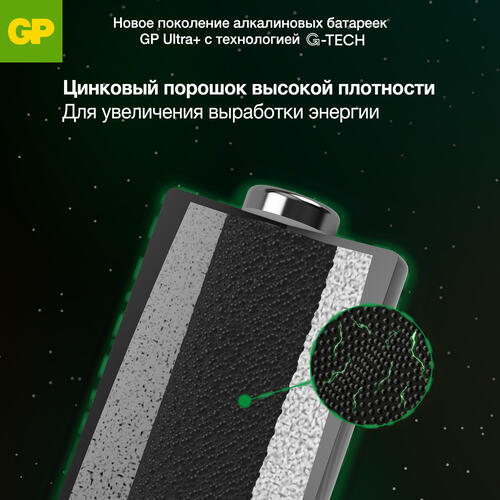 Купить Батарейка GP Ultra+G-TECH AA (LR6/ER14505/FR6/R6P)  5443576. Характеристики, отзывы и цены в Донецке