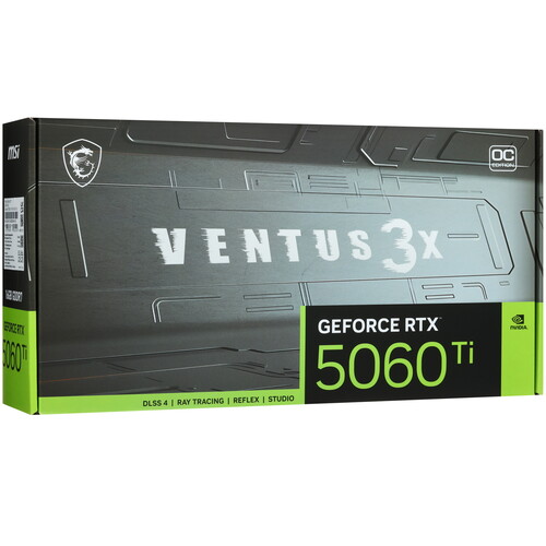 Купить Видеокарта MSI GeForce RTX 5060 Ti VENTUS 3X OC  5626128. Характеристики, отзывы и цены в Донецке