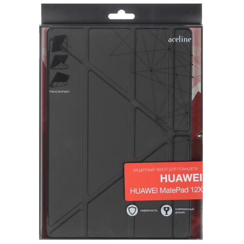 Купить Чехол-книжка Aceline Origami для HUAWEI MatePad 12 X черный  5610066. Характеристики, отзывы и цены в Донецке