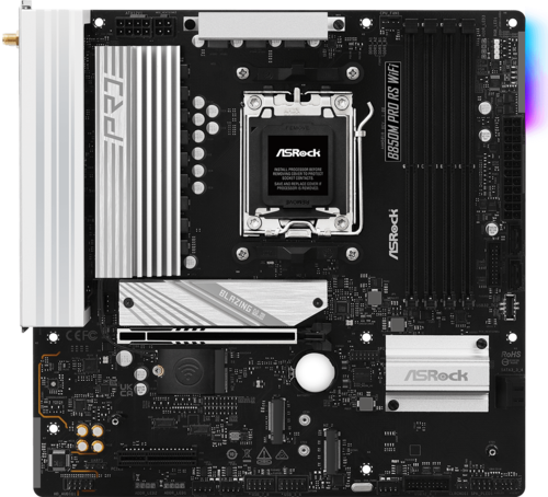 Купить Материнская плата ASRock B850M Pro RS WiFi  5622721. Характеристики, отзывы и цены в Донецке