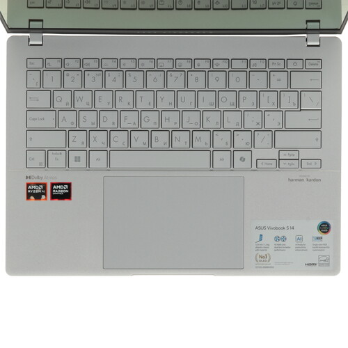 Купить 14" Ноутбук ASUS Vivobook S M5406WA-QD139 серебристый  5466586. Характеристики, отзывы и цены в Донецке