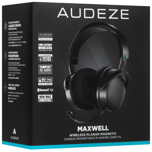 Купить Беспроводные/проводные наушники Audeze Maxwell черный 2023  5609139. Характеристики, отзывы и цены в Донецке