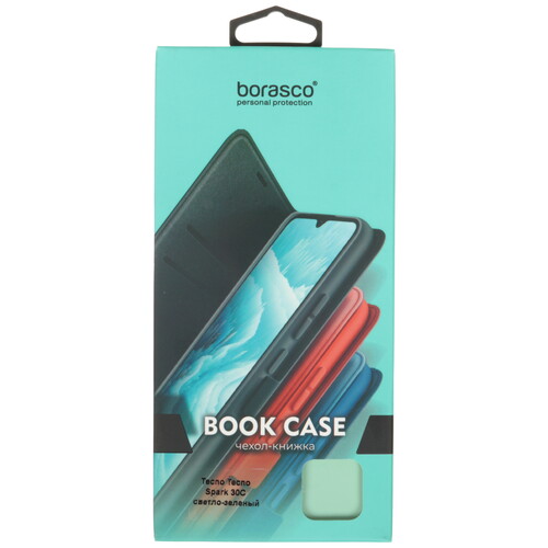 Купить Накладка  BoraSCO для Tecno SPARK 30C зеленый  5621801. Характеристики, отзывы и цены в Донецке