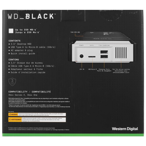 Купить 12 ТБ Внешний HDD WD D10 Game Drive  5433396. Характеристики, отзывы и цены в Донецке
