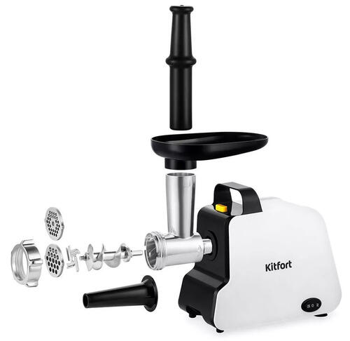 Купить Мясорубка электрическая Kitfort КТ-2117 белый  9089423. Характеристики, отзывы и цены в Донецке