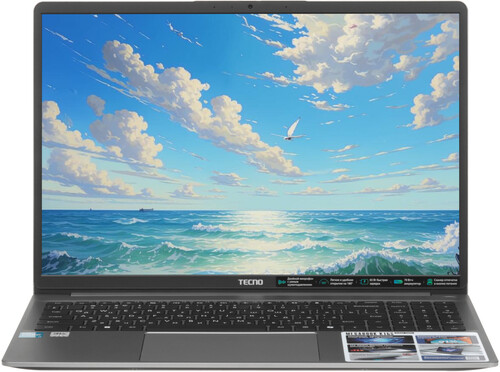 Купить 16" Ноутбук Tecno Megabook K16SAA серый  5632647. Характеристики, отзывы и цены в Донецке