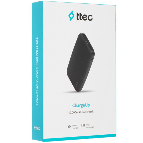 Купить Портативный аккумулятор TTEC ChargeUp черный  9202681. Характеристики, отзывы и цены в Донецке