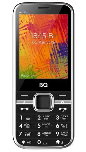 Купить Сотовый телефон BQ 2838 Art XL+ черный/серебристый  9111964. Характеристики, отзывы и цены в Донецке