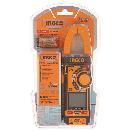 Купить Клещи токоизмерительные INGCO DCM62001  9409829. Характеристики, отзывы и цены в Донецке