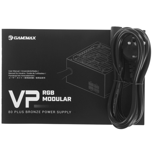 Купить Блок питания GameMax VP-800 Modular RGB  черный  5370875. Характеристики, отзывы и цены в Донецке