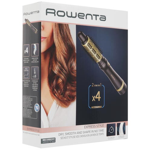 Купить Фен-щетка Rowenta Express Style CF6330F0 черный  9084942. Характеристики, отзывы и цены в Донецке