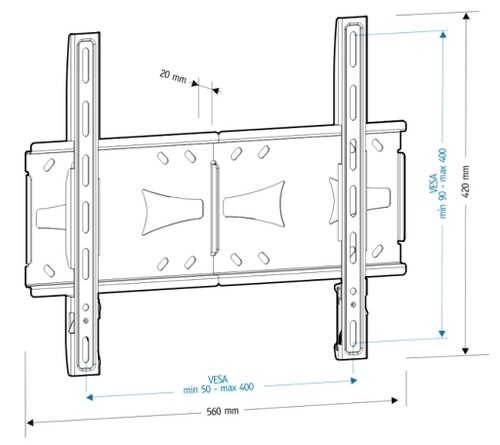 Купить Кронштейн для ТВ Holder LCDS-5070 черный  6605866. Характеристики, отзывы и цены в Донецке