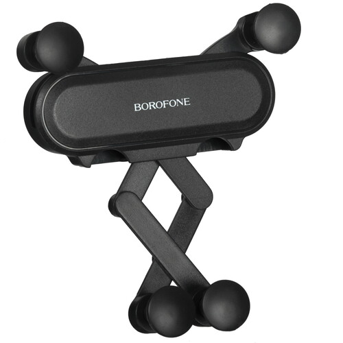 Купить Держатель автомобильный Borofone BH19 Eddie черный  9244514. Характеристики, отзывы и цены в Донецке