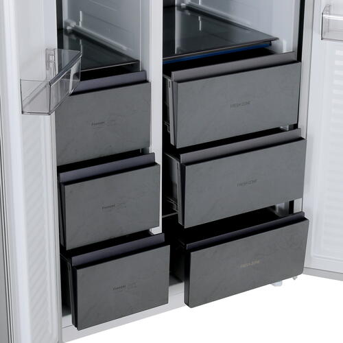 Купить Холодильник Side by Side   DEXP SBS6-63AMG серебристый  5401310. Характеристики, отзывы и цены в Донецке