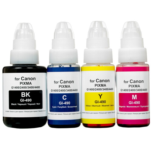 Купить Чернила водорастворимые Revcol 6427 голубой, желтый, матовый черный, пурпурный  4898768. Характеристики, отзывы и цены в Донецке