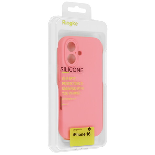 Купить Накладка  Ringke Silicone Magnetic для Apple iPhone 16 розовый  5619807. Характеристики, отзывы и цены в Донецке