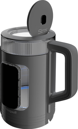 Купить Электрочайник Weissgauff WK 1520 Dt Touch BodyCool серый  9259477. Характеристики, отзывы и цены в Донецке