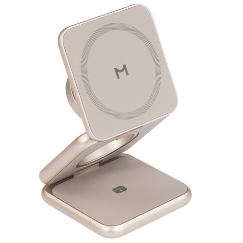 Купить Беспроводное зарядное устройство Magssory Fold Pro бежевый  9269685. Характеристики, отзывы и цены в Донецке