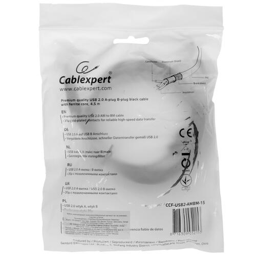 Купить Кабель Cablexpert USB 2.0 Type-A - USB 2.0 Type-B  4710333. Характеристики, отзывы и цены в Донецке