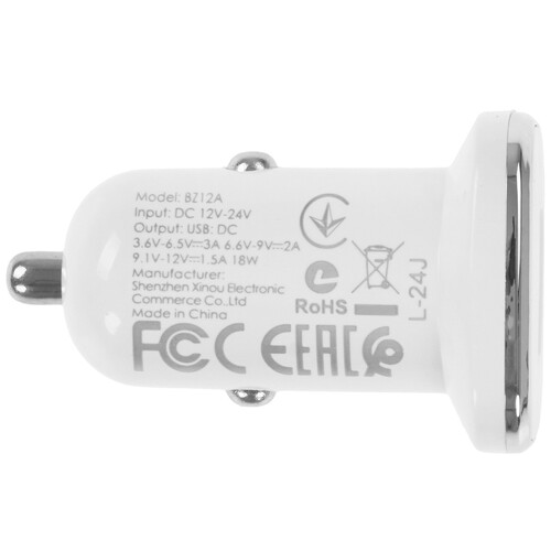 Купить Автомобильное ЗУ Borofone BZ12A Lasting Power белый  9244276. Характеристики, отзывы и цены в Донецке