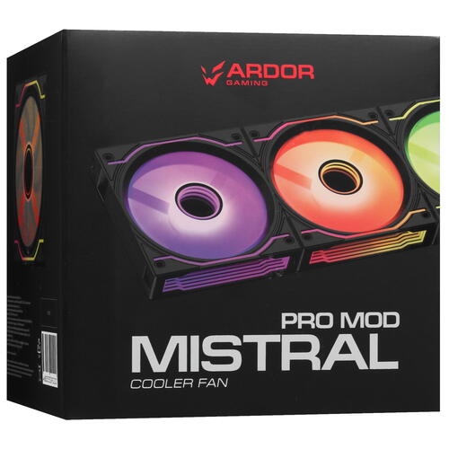 Купить Комплект вентиляторов ARDOR GAMING Mistral PRO Mod Kit 3in1  черный  5436443. Характеристики, отзывы и цены в Донецке