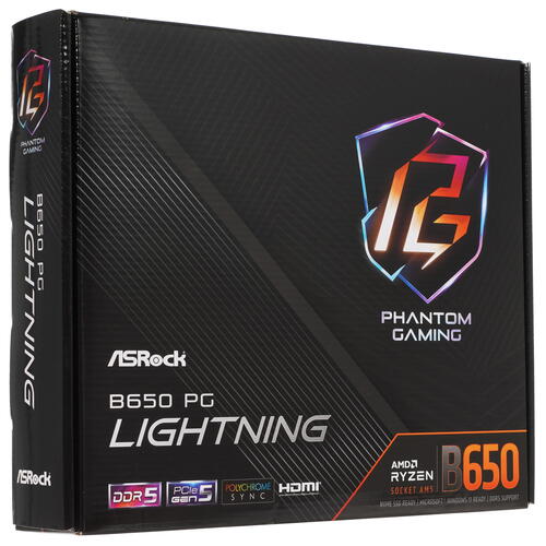 Купить Материнская плата ASRock B650 PG Lightning  5078285. Характеристики, отзывы и цены в Донецке