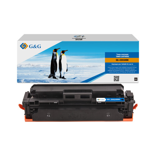 Купить Картридж лазерный G&G GG-C055HBK черный  9065576. Характеристики, отзывы и цены в Донецке