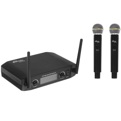 Купить Микрофонный комплект Ritmix RWM-222 черный  1358661. Характеристики, отзывы и цены в Донецке