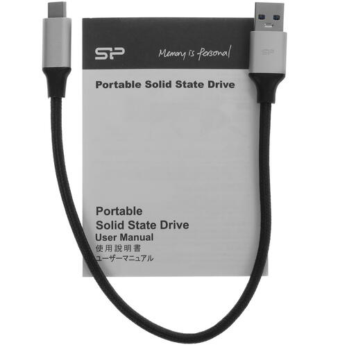 Купить 512 ГБ Внешний SSD Silicon Power PC60 [SP040TBPSDPC60CK]  5431534. Характеристики, отзывы и цены в Донецке