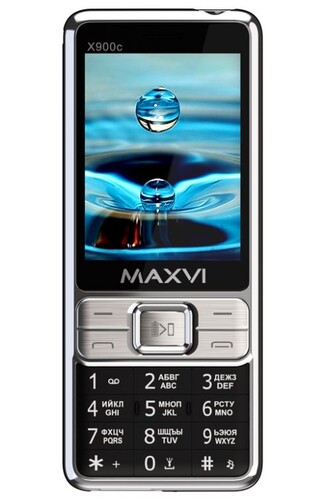 Купить Сотовый телефон Maxvi X900c черный/серебристый  9166710. Характеристики, отзывы и цены в Донецке