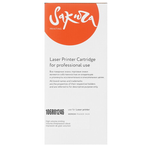 Купить Картридж лазерный SAKURA 106R01246 черный, с чипом  5363756. Характеристики, отзывы и цены в Донецке