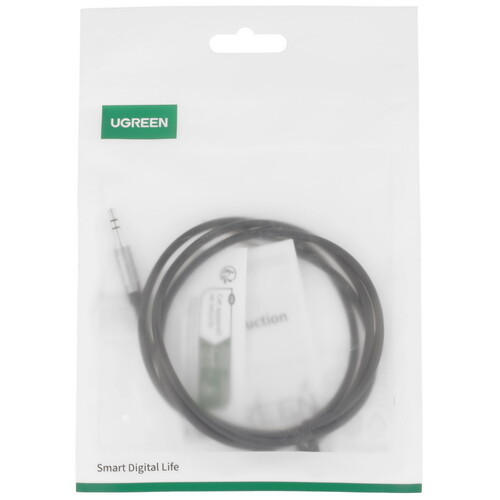 Купить Кабель   Ugreen jack 3.5 мм - jack 3.5 мм черный  9983720. Характеристики, отзывы и цены в Донецке