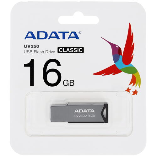 Купить Память USB Flash 16 ГБ ADATA UV250 [AUV250-16G-RBK]  1692950. Характеристики, отзывы и цены в Донецке