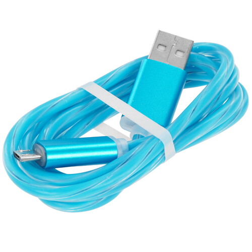 Купить Кабель круглый WIIIX micro USB - USB 2.0 Type-A голубой 1.2 м  5488299. Характеристики, отзывы и цены в Донецке
