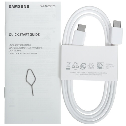 Купить 6.7" Смартфон Samsung Galaxy A06 64 ГБ голубой  5489204. Характеристики, отзывы и цены в Донецке