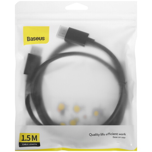 Купить Кабель  Baseus DisplayPort - DisplayPort, 1.5 м  5492321. Характеристики, отзывы и цены в Донецке